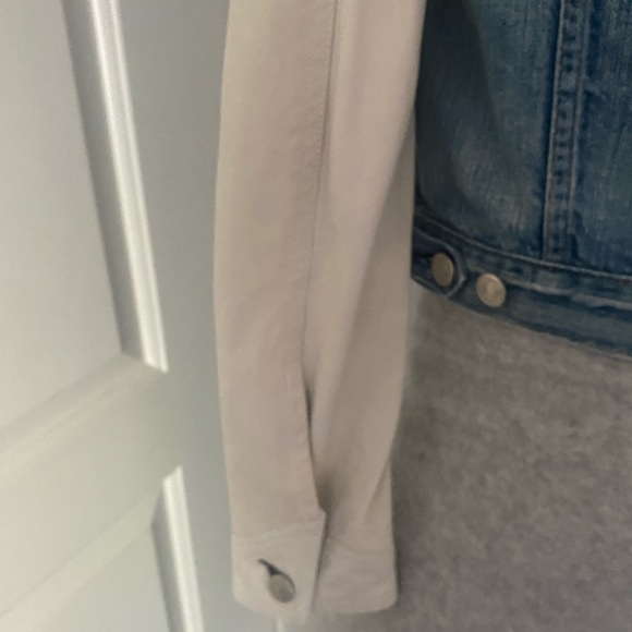 Rag & Bone denim/ leather sleeve jacket size s - Picture 11 of 16